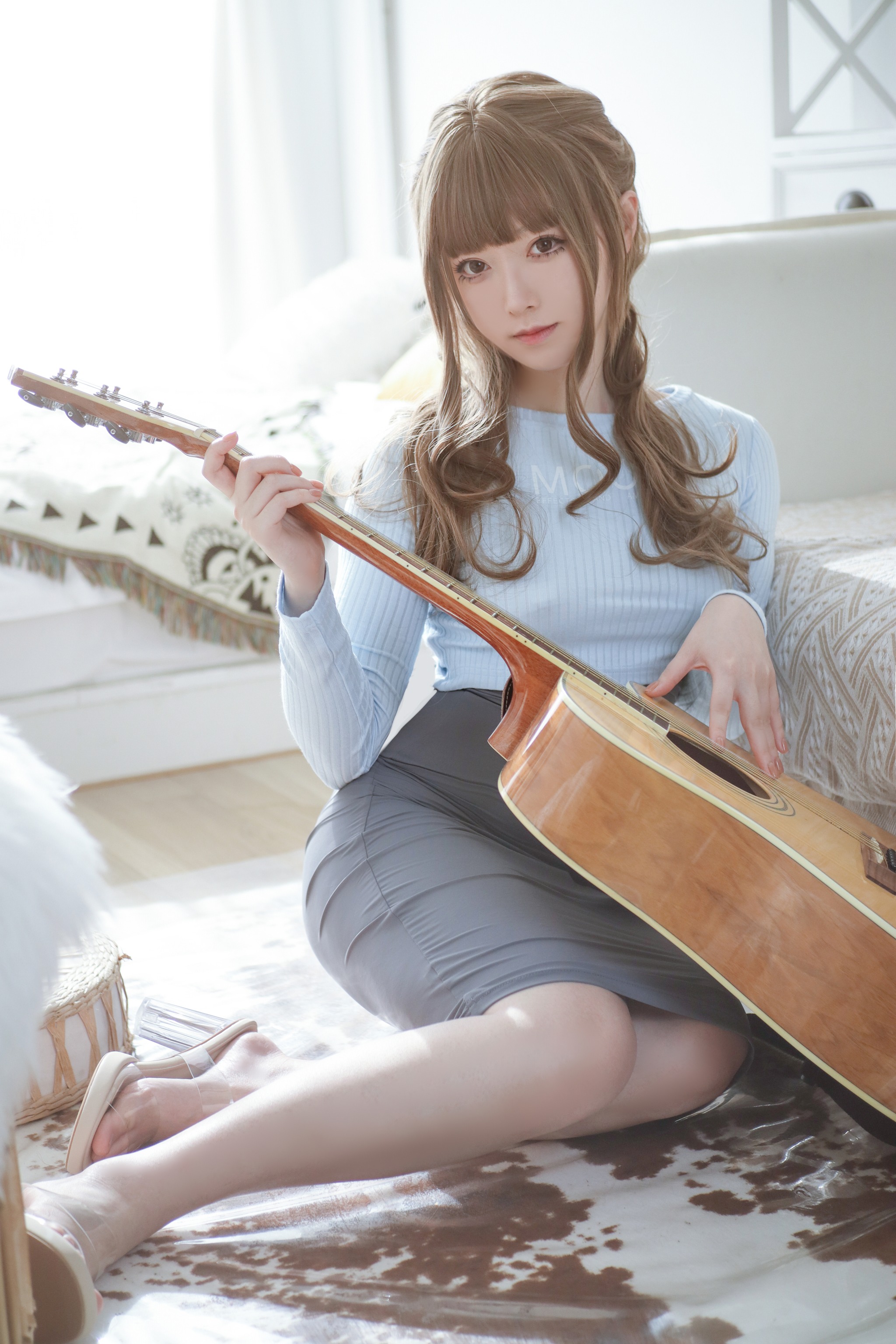 Asagiriai（愛ちゃん） - NO.013 吉他妹妹 [26P]-XikXak